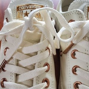 converse rose gold eyelets